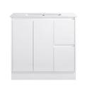 Sierra 900mm Freestanding Vanity with Drawers White Right Hand Draw