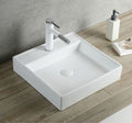 Square Ceramic Countertop Basin – 440mmx440mmx100mm