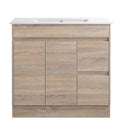 Tobi 900RA1 Freestanding 460mm Vanity Natural Timber & Oak Finish