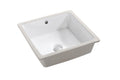 Undermount Ceramic Sink – 410mm Square with 12L Capacity