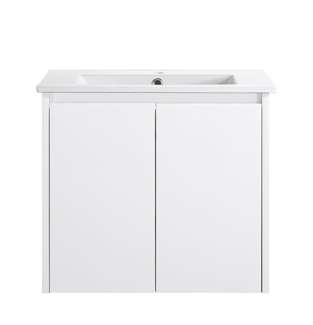 Willow 600W Vanity Wall Hung 460mm Vanity – Gloss or Matt 2-Pack Finish with Soft Close Drawers
