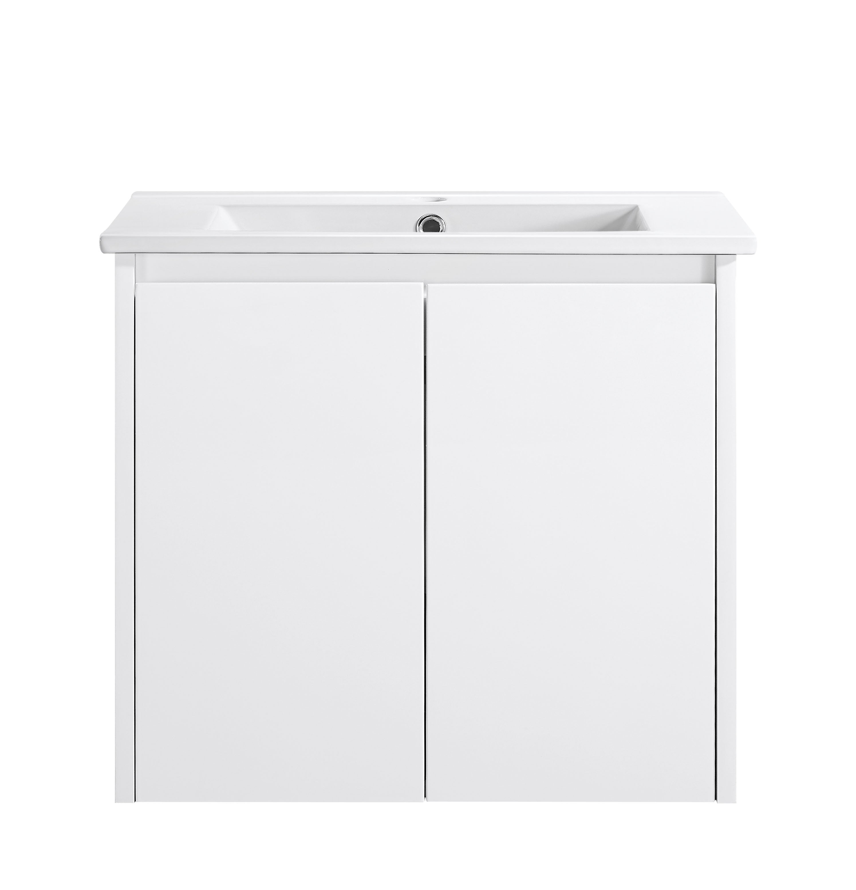 Willow 600W Vanity Wall Hung 460mm Vanity – Gloss or Matt 2-Pack Finish with Soft Close Drawers